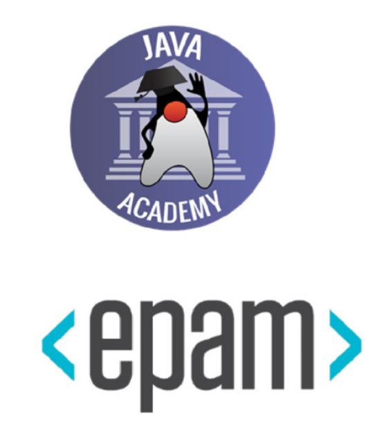 logo Akademii nad logo EPAMu